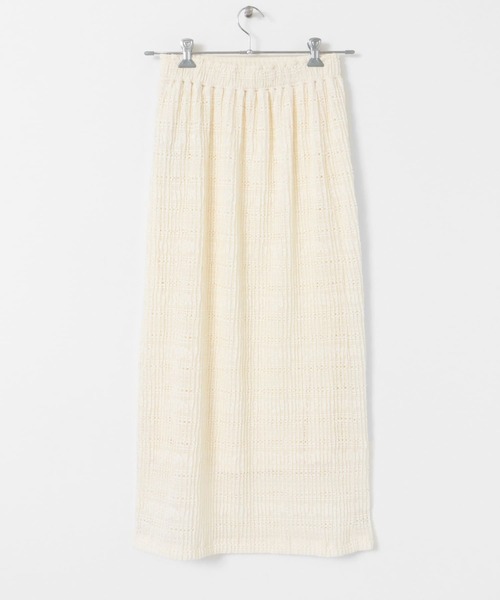 SENSE OF PLACE by URBAN RESEARCH（センスオブプレイスバイアーバンリサーチ）の「レースプリーツスカート（スカート・レディース・アイボリー/ブラック・ONE）」の11枚目の写真