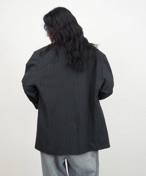 WHO'S WHO gallery（フーズフーギャラリー）の「【セットアップ対応】オーサムシングルテーラードジャケット（テーラードジャケット・レディース・ブラック/ネイビー・FREE）」の21枚目の写真