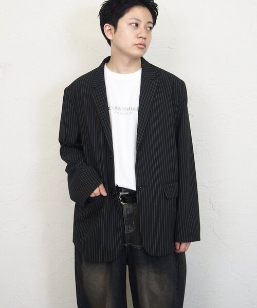 WHO'S WHO gallery（フーズフーギャラリー）の「【セットアップ対応】オーサムシングルテーラードジャケット（テーラードジャケット・レディース・ブラック/ネイビー・FREE）」の16枚目の写真