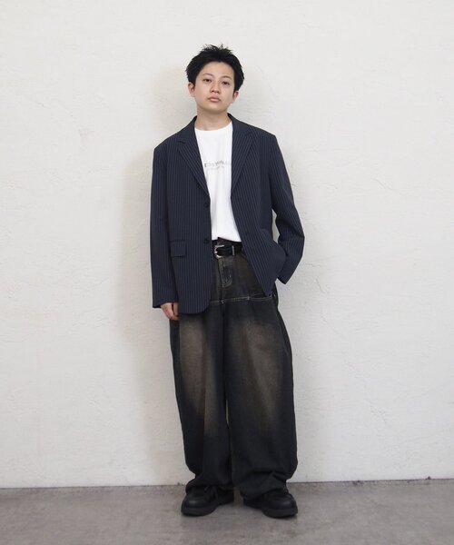 WHO'S WHO gallery（フーズフーギャラリー）の「【セットアップ対応】オーサムシングルテーラードジャケット（テーラードジャケット・レディース・ブラック/ネイビー・FREE）」の13枚目の写真