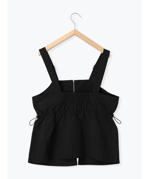 Samansa Mos2 blue（サマンサモスモスブルー）の「フロントジップドロストビスチェ（シャツ/ブラウス・レディース・ベージュ/ブラック/グレー・F）」の13枚目の写真