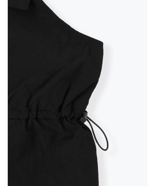 Samansa Mos2 blue（サマンサモスモスブルー）の「フロントジップドロストビスチェ（シャツ/ブラウス・レディース・ベージュ/ブラック/グレー・F）」の11枚目の写真