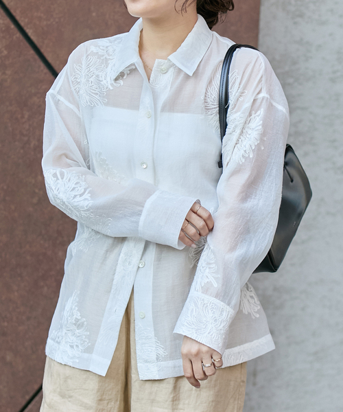 【美品/完売品】tolight×JOURNALSTANDARDシアーレースシャツ 美品/完売品】tolight×JOURNALSTANDARDシアーレースシャツ