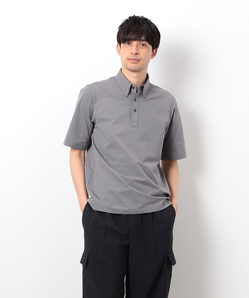 COMME CA ISM（コムサイズム）の「【吸水速乾】 軽量ストレッチ ポロシャツ（ポロシャツ・メンズ・ネイビー/グレー/ブラック・X-LARGE/LARGE/MEDIUM）」の5枚目の写真