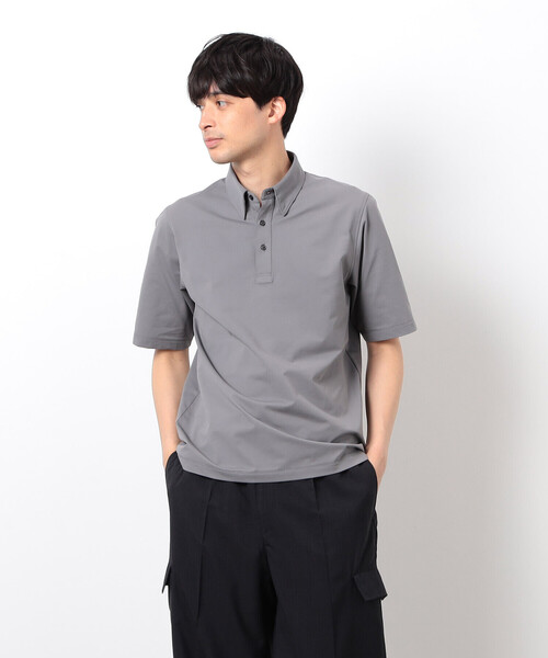 COMME CA ISM（コムサイズム）の「【吸水速乾】 軽量ストレッチ ポロシャツ（ポロシャツ・メンズ・ネイビー/グレー/ブラック・X-LARGE/LARGE/MEDIUM）」の6枚目の写真