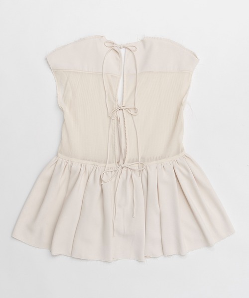 PRANK PROJECT（プランクプロジェクト）の「ピンタックチュニック / Pintuck Tunic（その他トップス・レディース・アイボリー/ブラック・FREE）」の10枚目の写真