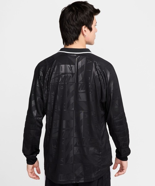 NIKE(ナイキ)の「NIKE AIR LS JERSEY HM8988(Tシャツ/カットソー・メンズ・ブラック/ライトブルー・XL/M/L)」の3枚目の写真