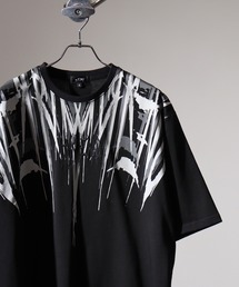 RE730 | Psychedelic Print Short Sleeve T-Shirt / サイケデリックなプリント半袖Tシャツ unisex(Tシャツ/カットソー)