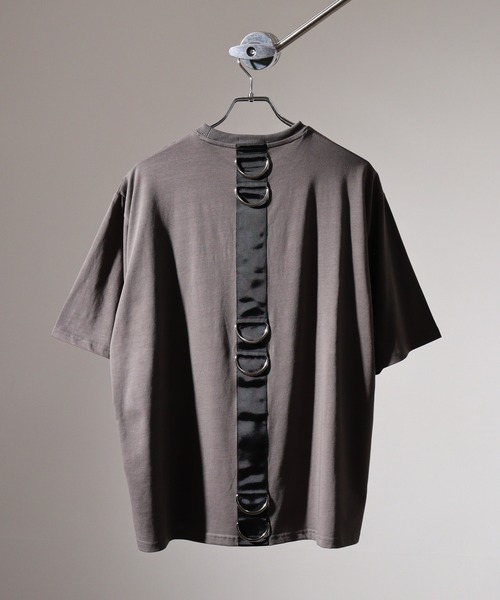 RE730（アールイーセブンサーティー）の「Psychedelic Print Short Sleeve T-Shirt / サイケデリックなプリント半袖Tシャツ unisex（Tシャツ/カットソー・メンズ・ブラック×ピンク/ブラック×ブルー/ブラック×ホワイト/チャコール・M/L）」の14枚目の写真