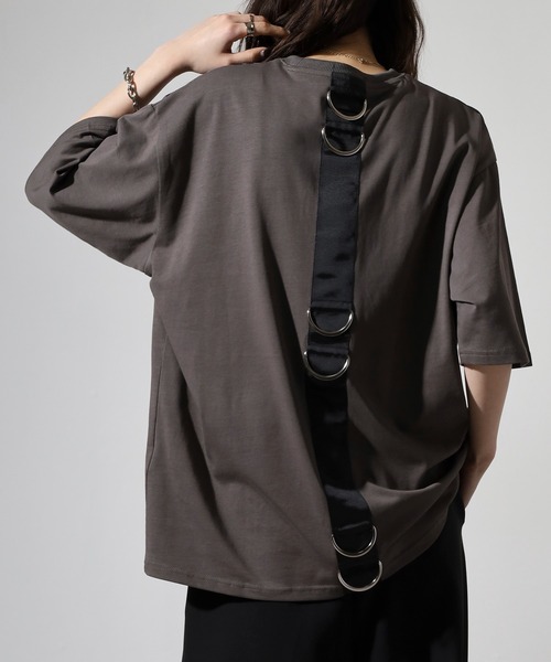 RE730（アールイーセブンサーティー）の「Psychedelic Print Short Sleeve T-Shirt / サイケデリックなプリント半袖Tシャツ unisex（Tシャツ/カットソー・メンズ・ブラック×ピンク/ブラック×ブルー/ブラック×ホワイト/チャコール・M/L）」の19枚目の写真