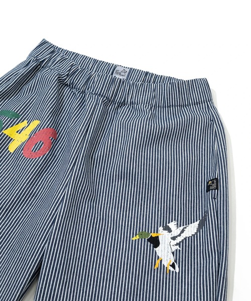 新品　go slow caravan 断ち身プリント　アンクルパンツ　3 セール】断ち身プリントイージーパンツ（その他パンツ）｜go