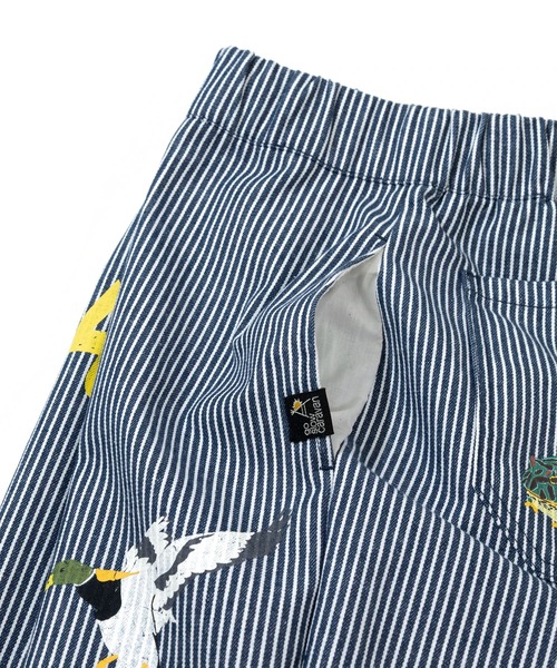 go slow caravan（ゴースローキャラバン）の「断ち身プリントイージーパンツ（その他パンツ・メンズ・ベージュ/インディゴブルー/ストライプ・MEDIUM/LARGE/X-LARGE/SMALL）」の11枚目の写真