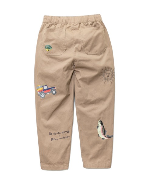 go slow caravan（ゴースローキャラバン）の「断ち身プリントイージーパンツ（その他パンツ・メンズ・ベージュ/インディゴブルー/ストライプ・MEDIUM/LARGE/X-LARGE/SMALL）」の21枚目の写真