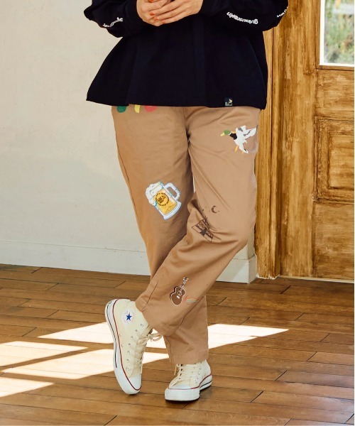 go slow caravan（ゴースローキャラバン）の「断ち身プリントイージーパンツ（その他パンツ・メンズ・ベージュ/インディゴブルー/ストライプ・MEDIUM/LARGE/X-LARGE/SMALL）」の22枚目の写真