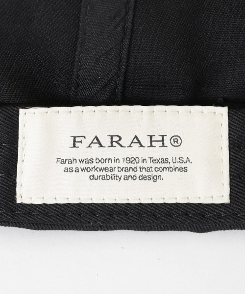 FARAH（ファーラー）の「FARAH　OG LOGO Baseball Cap（キャップ・メンズ・ブラック/ホワイト・FREE）」の5枚目の写真