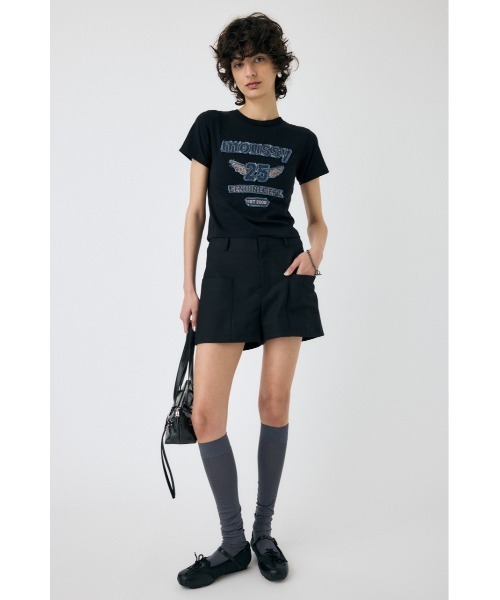 PATCH DENIM 25TH Tシャツ（Tシャツ/カットソー）｜MOUSSY（マウジー