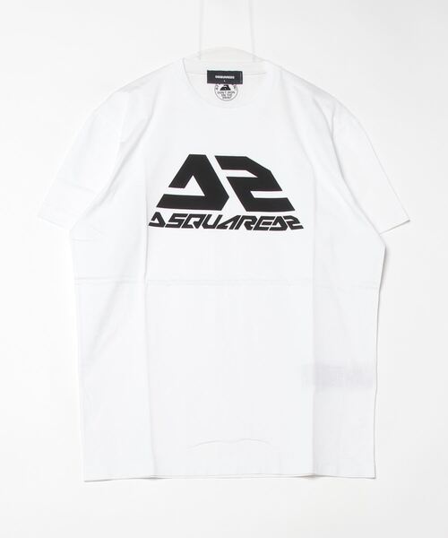 DSQUARED2（ディースクエアード）の「Loose Fit Tee /0251（Tシャツ/カットソー・メンズ・ホワイト/ブラック・M/S/XL/L/XXL）」の2枚目の写真