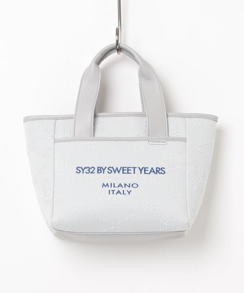 SY32 by SWEET YEARS(エスワイサーティトゥバイスィートイヤーズ)の「SY32 by SWEETYEARS /エスワイサーティトゥバイ スィートイヤーズ/BACK EMBOSS CART BAG(トートバッグ・メンズ・ブラック/グレー/カーキ・F)」の2枚目の写真