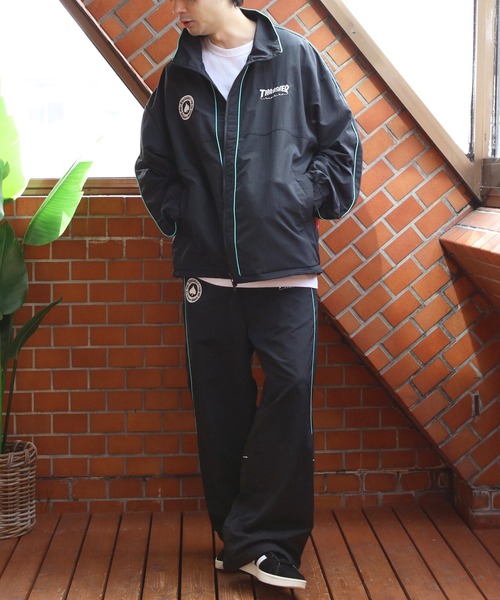 THRASHER(スラッシャー)の「THRASHER ナイロンタスラン裏メッシュパイピングパンツ(その他パンツ・メンズ・ブラック×ブルー/ホワイト系その他・MEDIUM/X-LARGE/LARGE)」の18枚目の写真