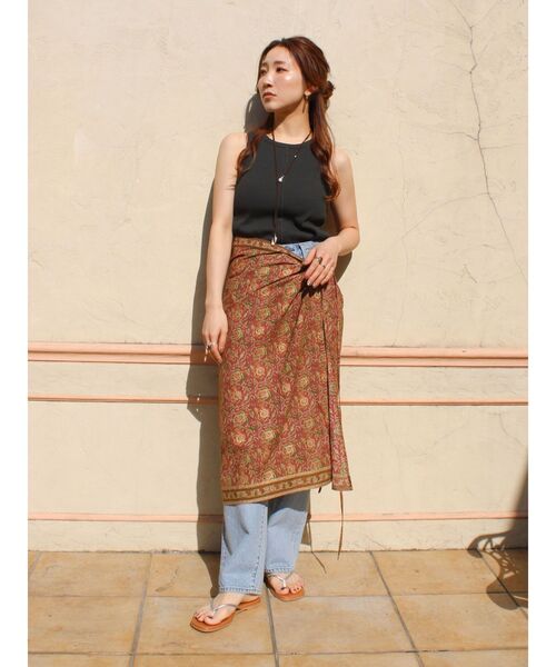 Ungrid（アングリッド）の「デザインカラータンクトップ（タンクトップ・レディース・アイボリー/チャコールグレー/グリーン系その他/パープル・FREE）」の18枚目の写真