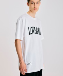 NOISE MAKER | 《ユニセックス》LOVE IS HARDプリントオーバーサイズTEE(Tシャツ/カットソー)