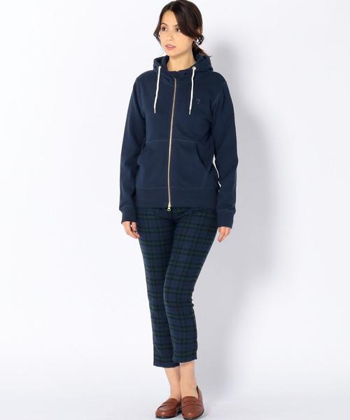 coen(コーエン)の「裏毛ダブルジップパーカー(パーカー・レディース・ホワイト/グレー/ネイビー・LARGE/MEDIUM)」の14枚目の写真