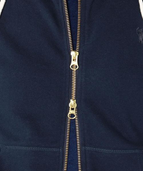 coen(コーエン)の「裏毛ダブルジップパーカー(パーカー・レディース・ホワイト/グレー/ネイビー・LARGE/MEDIUM)」の10枚目の写真