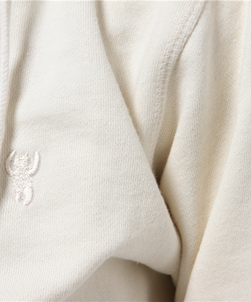 coen(コーエン)の「裏毛ダブルジップパーカー(パーカー・レディース・ホワイト/グレー/ネイビー・LARGE/MEDIUM)」の13枚目の写真