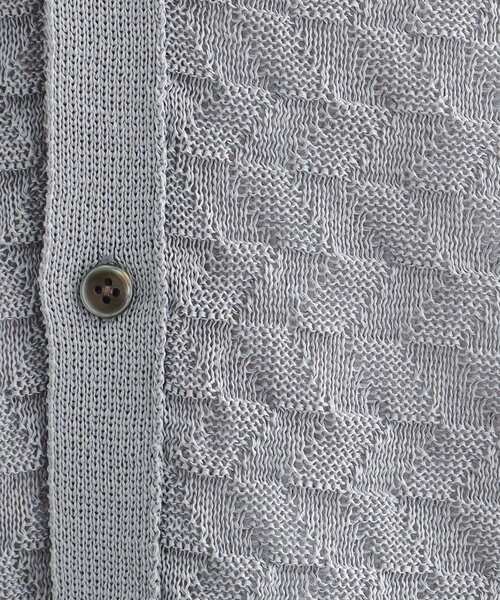 tk.TAKEO KIKUCHI（ティーケータケオキクチ）の「ニットポロカーディガン（カーディガン/ボレロ・メンズ・ライトグレー/ブラック/オリーブ・01/02/03）」の8枚目の写真
