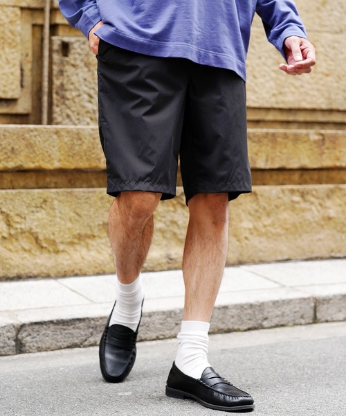 jiggys shop（ジギーズショップ）の「ポリエステルタフタ イージー ショートパンツ（その他パンツ・メンズ・チャコールグレー/ブラック/カーキ/ベージュ・SMALL/MEDIUM/LARGE/X-LARGE）」の5枚目の写真