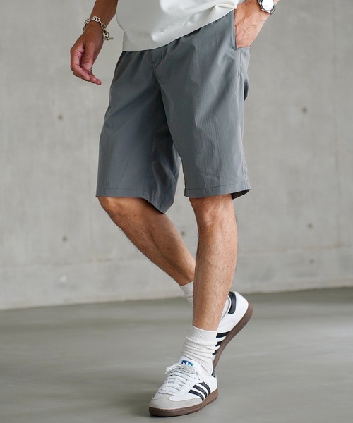 jiggys shop（ジギーズショップ）の「ポリエステルタフタ イージー ショートパンツ（その他パンツ・メンズ・チャコールグレー/ブラック/カーキ/ベージュ・SMALL/MEDIUM/LARGE/X-LARGE）」の6枚目の写真