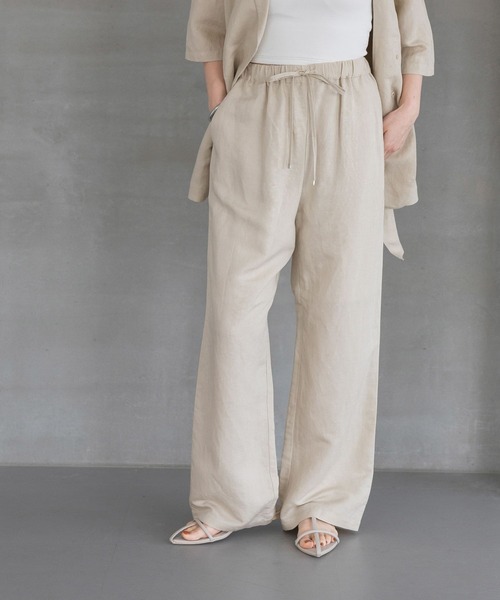 Ole Style 23S Undyed カジュアルパンツ 100%リネン Ole Style 23S Undyed カジュアルパンツ 100%リネン