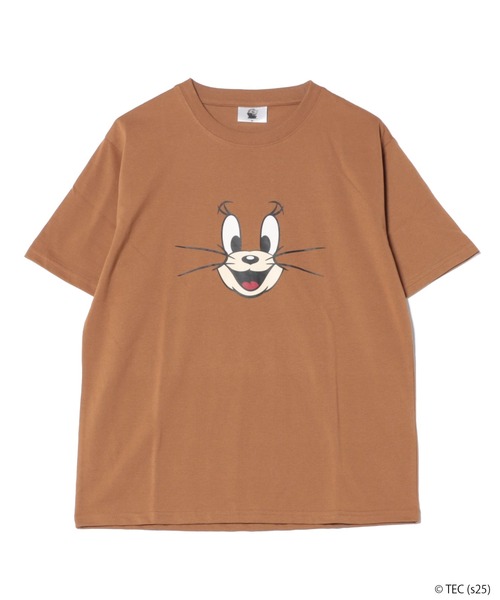 Tom&Jerry(トムアンドジェリー)の「【公式】トムとジェリー 吸水速乾 フェイスプリントTシャツ(Tシャツ/カットソー・レディース・グレー/イエロー/ブラウン/ホワイト・M/L)」の3枚目の写真