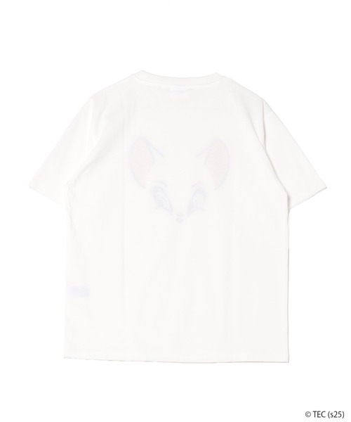 Tom&Jerry(トムアンドジェリー)の「【公式】トムとジェリー 吸水速乾 フェイスプリントTシャツ(Tシャツ/カットソー・レディース・グレー/イエロー/ブラウン/ホワイト・M/L)」の5枚目の写真