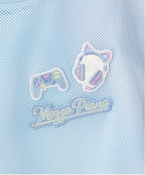 セール】タイダイ風肩開メッシュ＆タンクトップセット（アンサンブル