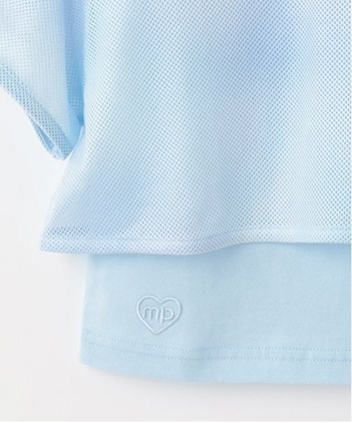 セール】タイダイ風肩開メッシュ＆タンクトップセット（Tシャツ