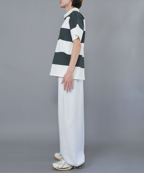 SPINNS(スピンズ)の「ボリュームワイドスウェットパンツ/ユニセックス/ドローコード付き(その他パンツ・メンズ・杢グレー/アッシュグレー/ブラック・L/M/S)」の22枚目の写真