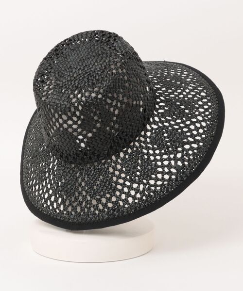 Doux archives（ドゥアルシーヴ）の「【BenelliMontacone】ストローハット（ハット・レディース・ブラック/その他・FREE）」の8枚目の写真