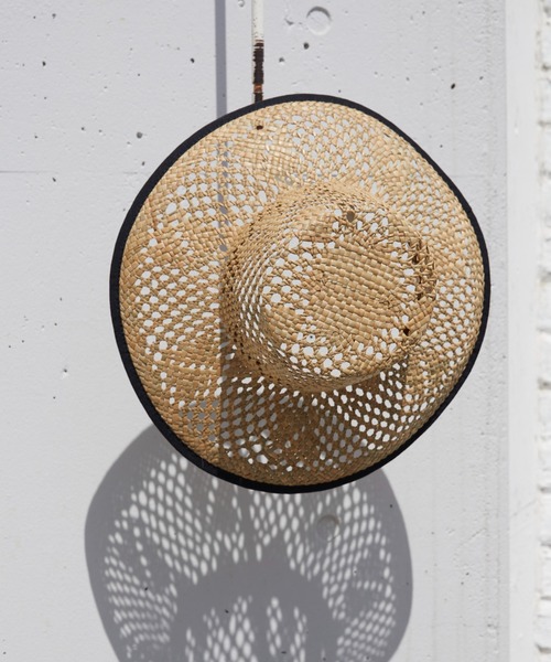 Doux archives（ドゥアルシーヴ）の「【BenelliMontacone】ストローハット（ハット・レディース・ブラック/その他・FREE）」の2枚目の写真