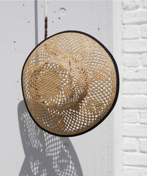 Doux archives（ドゥアルシーヴ）の「【BenelliMontacone】ストローハット（ハット・レディース・ブラック/その他・FREE）」の7枚目の写真