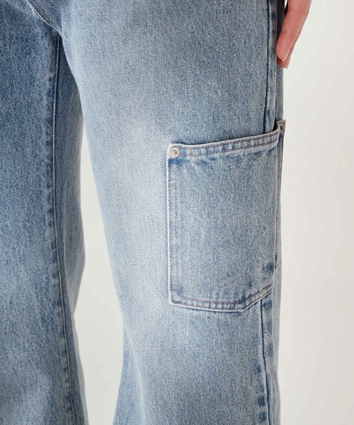 TINA：JOJUN（ティーナジョジュン）の「ウエスタンライク ルーズフレアデニムパンツ TINA：JOJUN（デニムパンツ・レディース・ブルー・S/M）」の4枚目の写真