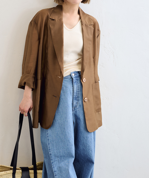 Spick&Span •テーラードジャケット spick＆span ジャケット テーラードジャケット