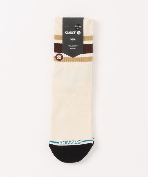 STANCE(スタンス)の「STANCE/スタンス ソックス BOYD QTR A356A23BOY(ソックス/靴下・メンズ・ホワイト×ブラウン/ブラック×ベージュ/グリーン/グレー/ネイビー×ホワイト・L)」の10枚目の写真