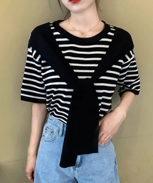 ニット/セーター（ブラック/黒色系・半袖）ファッション通販 - ZOZOTOWN