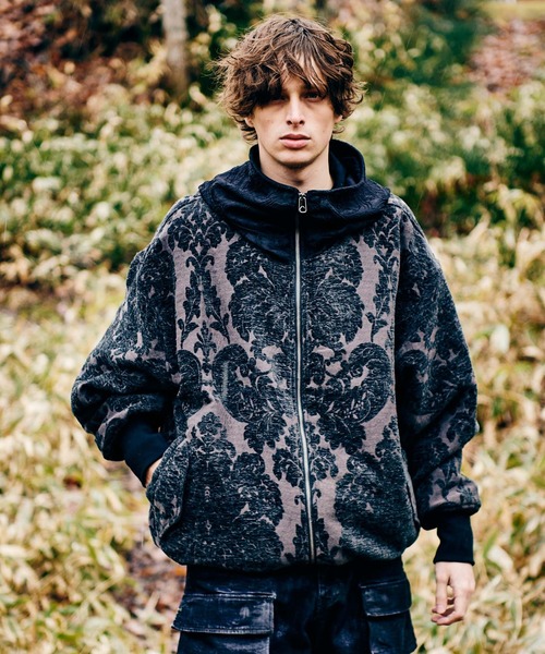 セール】Drape High Neck Jacket / ドレープハイネックジャケット