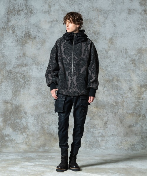 セール】Drape High Neck Jacket / ドレープハイネックジャケット