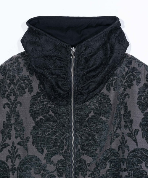 glamb（グラム）の「Drape High Neck Jacket / ドレープハイネックジャケット（ブルゾン・メンズ・ブラック/ブルー/チャコール・S/M/L）」の22枚目の写真