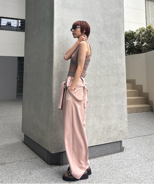 MEDI FAKE SLEEVE SUSPENDER PANTS Ameri