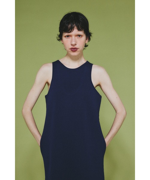 HeRIN.CYE(ヘリンドットサイ)の「Border hem one piece ボーダーヘムワンピース(ワンピース・レディース・ブラウン/ネイビー/オフホワイト・36/38)」の11枚目の写真