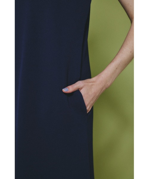 HeRIN.CYE(ヘリンドットサイ)の「Border hem one piece ボーダーヘムワンピース(ワンピース・レディース・ブラウン/ネイビー/オフホワイト・36/38)」の14枚目の写真